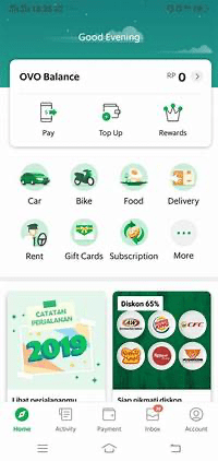 Grab Super App dashboard