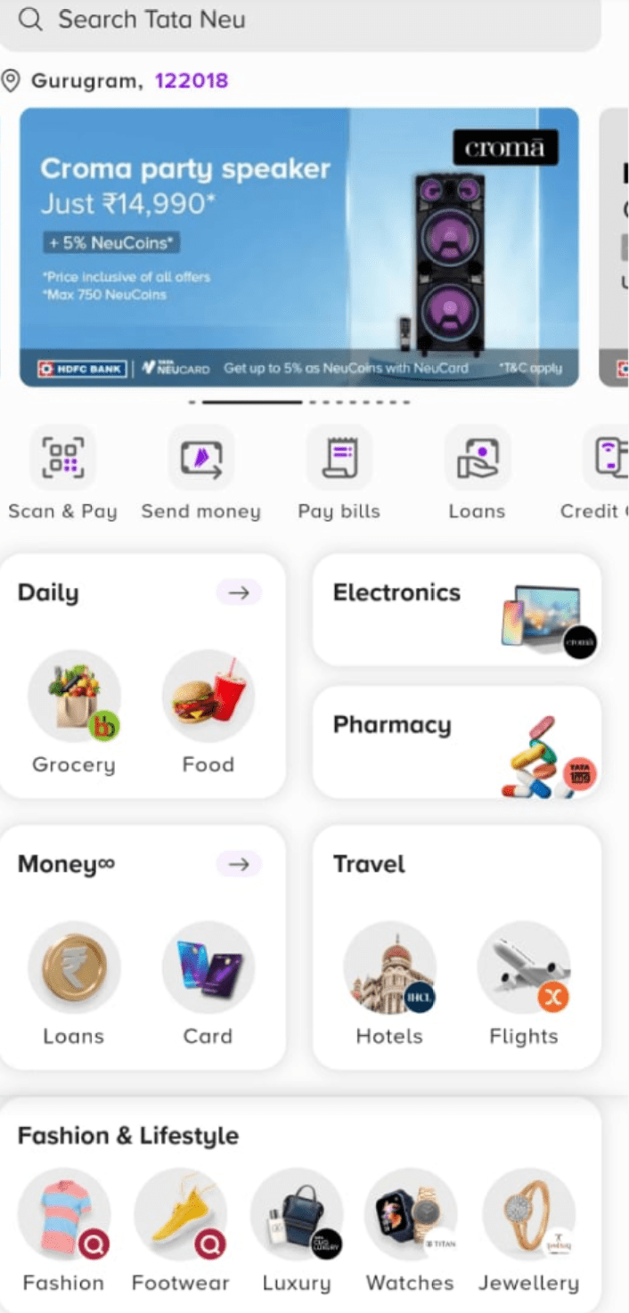 Tata Neu super app