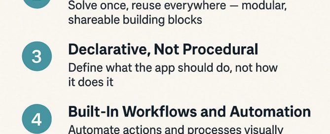 Ray Ozzie Prinsiples for No Code Development